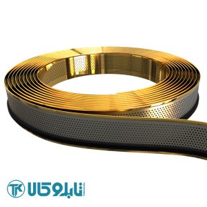 چنلیوم طلایی آینه دایره 9 سانت