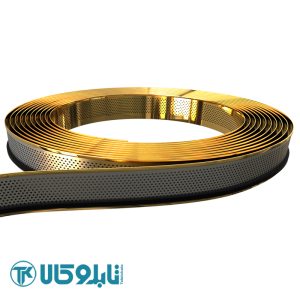 چنلیوم طلایی آینه دایره7 سانت