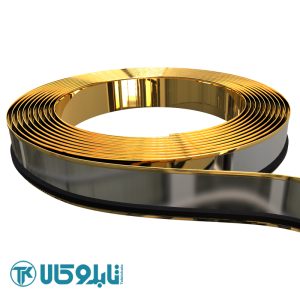 چنلیوم طلایی آینه ساده 9 سانت