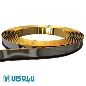 چنلیوم طلایی آینه ساده 7 سانت