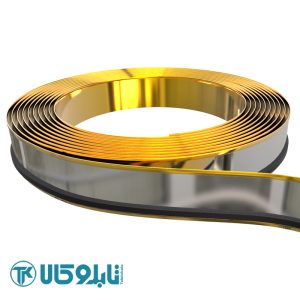 چنلیوم طلایی براق ساده 9 سانت