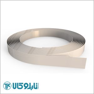 لبه سوئدی سفید براق 7 سانت